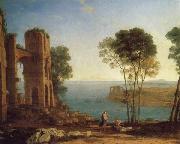 Claude Lorrain The Harbor of Baiae with Apollo and the Cumaean Sibyl Spain oil painting artist